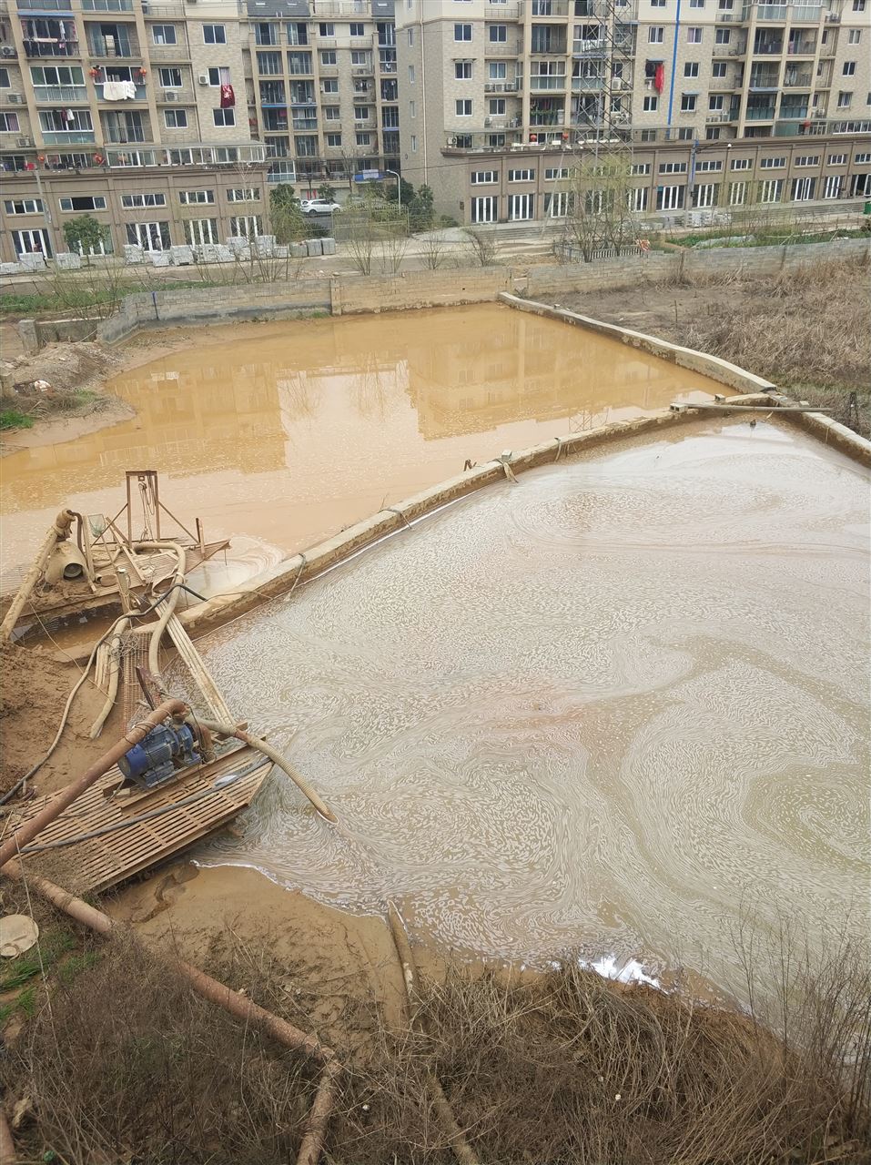 黄陵沉淀池淤泥清理-厂区废水池淤泥清淤